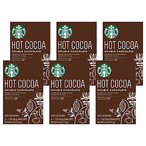 36-Ct Starbucks Marshmallow Hot Cocoa Mix $15.70 & More + Free S&H w/ Walmart+ or on $35+