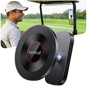 Lamicall Magnetic Golf Cart Phone Holder Strongest N55 Magnet Alloy Build $29.99