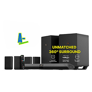 Open box Nakamichi Shockwafe Ultra 9.2.4Ch 1300W Soundbar w Dolby Atmos, eARC+SSE Max $669