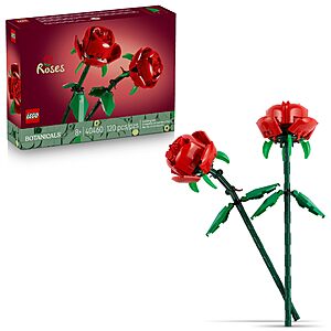 120-Pc LEGO Botanicals Roses Building Set (40460) $8.79 + Free Shipping w/ Prime or on $35+