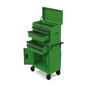 $95.20 FS WALMART Hyper Tough 20-Inch Heavy Duty Steel Tool Chest, 300 lbs Capacity, Green