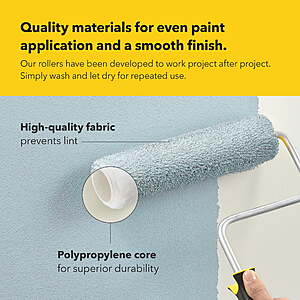 3.49 FS WMT+ PAINTING: Purdy Colossus Woven Roller Cover, 9 in 1 inch
