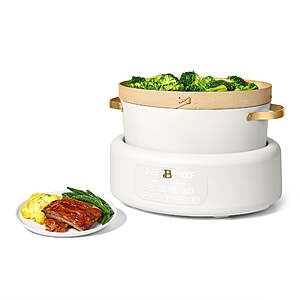 8-Quart Beautiful by Drew Barrymore10-in-1 Multi-Cooker w/ Bamboo Steamer Insert (White Icing) $49.50 + Free Shipping