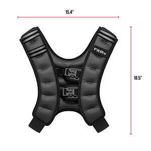 FitRx Weighted Vest Neoprene Coated Weighted Vest for Women and Men with Hook and Loop Strap, 16 lbs $16.08