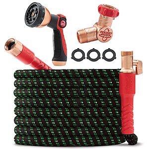 Pocket Hose Ballistic Double UV Edition 100 FT Expandable Garden Hose w/Pocket Pivot Swivel Connector, Anti-Burst Sleeve Reinforced w/Bulletproof Fiber, Lightweight $69.99