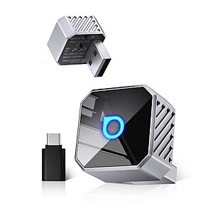 OTTOCAST Mini Pot 2025 2-in-1 Wireless CarPlay & Android Auto 2-in-1 Adapter, Plug & Play, 5GHz WiFi, Auto Connect for iPhone & Android, Fits 98%+ OEM Wired CarPlay Cars $24