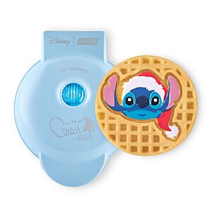 Disney Dash Stitch Santa Mini Waffle Maker - Holiday Waffle Maker - Simple Setup & Quick Cleanup - Convenient & Compact for Easy Storage $8.49