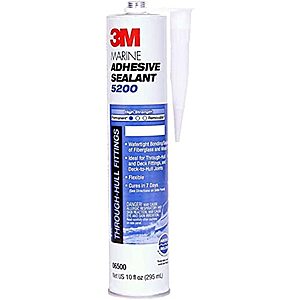 [NEW] $11.11 | 10-Oz 3M Marine Adhesive Sealant (White) at Amazon