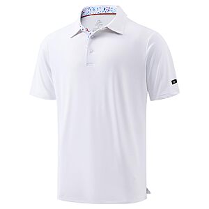 Obla Men's Moisture-Wicking Performance Golf Polo Shirt (Various Colors, Size: S-4XL) $13 + Free Shipping w/ Prime or on $35+
