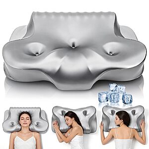 Dayme Orthopedic Cooling Memory Foam Cervical Neck Pillow (CertiPUR-US) - $34.39