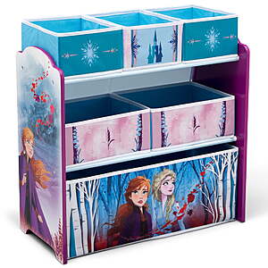 Design and Store 6 Bin Toy Organizer by Delta Children (Disney Frozen, Batman, Trolls, Unicorn, AND MORE) - $18
