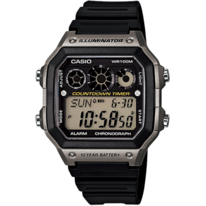 Casio Men's 42mm Digital Chronograph Watch - AE1300WH $23.97