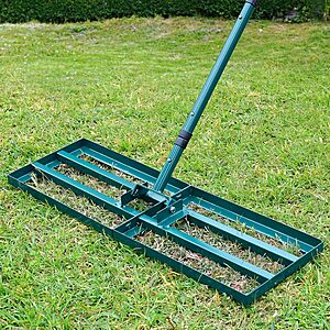 30" x 10" HIDALIFE Stainless Steel Lawn Leveling Rake w/ 78" Adjustable Handle $28.49 + Free Shipping w/ Prime or on $35+
