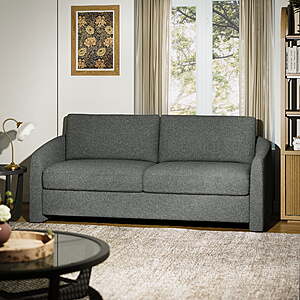 $171.60 - Beautiful Drew 72.2" Sofa by Drew Barrymore for Adults, Charcoal Bouclé