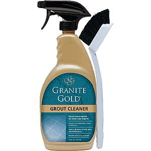 24-Oz Granite Gold Grout Cleaner w/ Brush $3.44 + Free S&H w/ Walmart+ or on $35+
