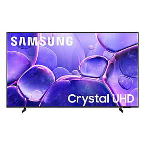 Samsung 65” Class U8000F Series Crystal UHD 4K Smart TV (2025) $415.79