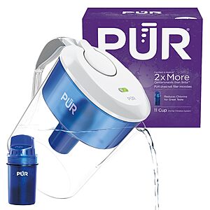$22.99: PUR 11-Cup Water Pitcher, 1 Filter, White