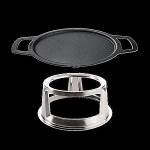 15" Fire Pit Cast Iron Griddle Top + Hub for Ranger $64.99