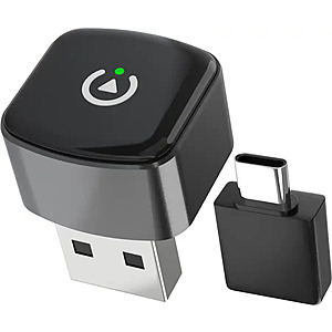 Rexing - CPW-52 Wireless CarPlay & Android Auto Adapter For iPhone (iOS 10+) & Android (Android 11+) – - Black $54.99 Bestbuy.com