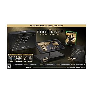 $155.99 | 007 First Light - Legacy Edition (Xbox Series X) at Woot!