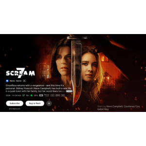 $7.99 Sale for Scream 7
