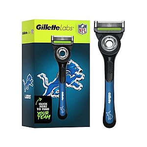 $10.99 | Gillette Labs Special NFL Edition Razor w/ 4 Refills & Magnetic Stand at Woot!