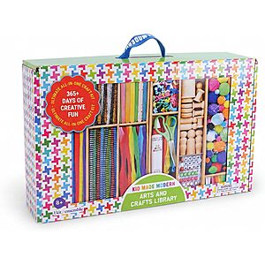 Kid Made Modern Arts & Craft Kit w/ Pipe Cleaners, Pom Poms, Popsicle Sticks, Beads & More $27.99 + Free Shipping w/ Prime or on $35+