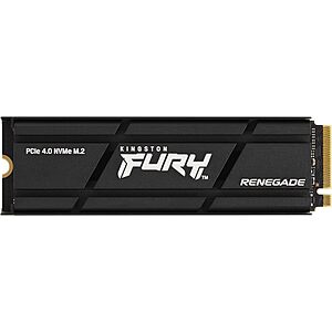Kingston FURY Renegade - SSD - 4 TB - PCIe 4.0 x4 (NVMe) - Original Price: $839- Now: $216