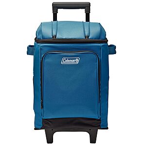 Coleman 42-Can Soft Rolling Cooler with Wheels(Blue, 13.32"D x 13.32"W x 19.97"H) $28.43 + Free S&H w/ Prime or $35+