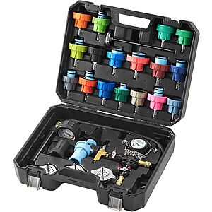 28-Piece VEVOR Universal Radiator Pressure Tester & Coolant Vacuum Refill Kit $50.90 + Free Shipping