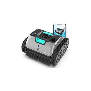 WYBOT C1 Pro Robotic Pool Cleaner with APP, 65W Suction Power, 150 Mins, 1614 sq.ft, Intelligent Route Planning, $219.99, FS Prime, Woot!