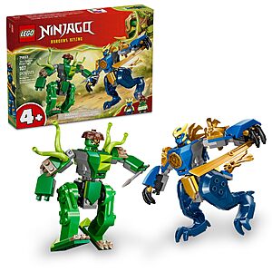 107-Piece LEGO Ninjago: Dragons Rising (Season 4) - Jay's Dragon Mech Fight Set  $15.99 + Free Shipping w/ Prime or on $35+