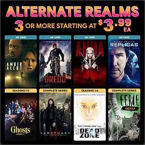 Fanflix: Lionsgate Alternate Realms Digital Titles $3.99+ wyb 3+