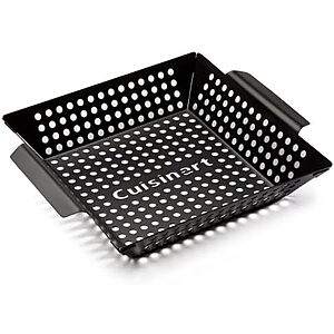 $8.73* | 11" Cuisinart Perforated Non-Stick Grill Basket Wok at Amazon