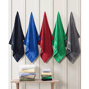 Tommy Hilfiger Home Modern American Solid Cotton Towels (Various) from $3.99