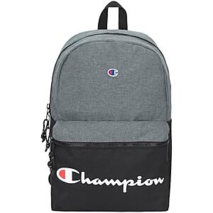 $13.89* | 18" Champion Manuscript Backpack (Heather Grey) at Amazon