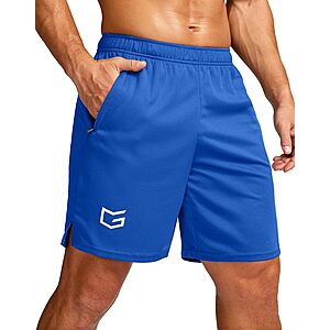 G Gradual Men's Quick Dry Lightweight Athletic Shorts w/ 2-Zipper Pockets (5"/7"/9" Inseam) $12.91 + Free Shipping w/ Prime or on $35+