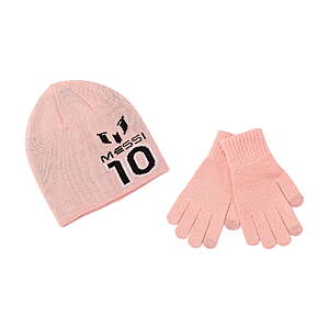 2-Piece Messi Boy's Beanie Hat and Glove Set(Miami Pink) $1.42 + Free S&H w/ Walmart+ or $35+