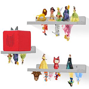 3-Piece Furaomeili Tonie Shelf Oak Magnetic Shelf for Toniebox Figures Storage (Grey) $6.89 + Free Shipping w/ Prime or on $35+