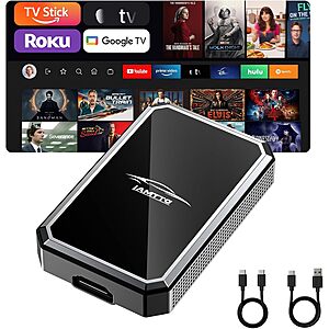 LAMTTO 2-in-1 Car TV Mate Pro Wireless CarPlay Adapter $50.39 + Free Shipping