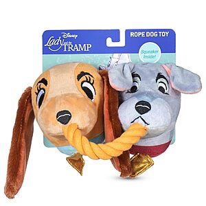 14in Disney for Pets Lady and the Tramp Rope Pet Toy $4.72 + Free S&H w/ Prime or $35+