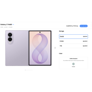 Z Fold 8 Unlocked 256GB - $699 after trade-in of z fold 7 or S26 Ultra