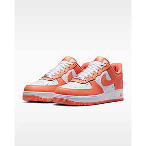 Nike Men's Air Force 1 '07 Shoes (White/White/Orange Frost) $67.48 + Free Shipping