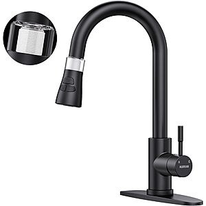 Hurran Kitchen Faucet with Pull Down Sprayer $24.99