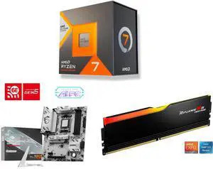 AMD Ryzen 7 7700X3D 8-Core Desktop Processor + MSI PRO X870-P WIFI ATX Motherboard $535.98 + Free Shipping