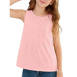 XMWEALTHY Girls' Sleeveless Tank Top (various) $4.99 + Free Shipping w/ Prime or on $35+