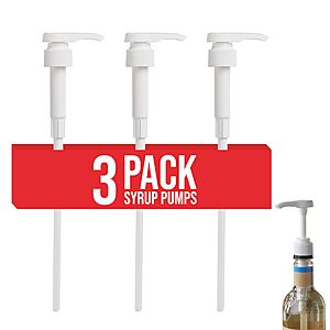 3-Pack 1/4-Oz DaVinci Gourmet Flavored Syrup Pump $4.47 + Free Shipping w/ Prime or on $35+