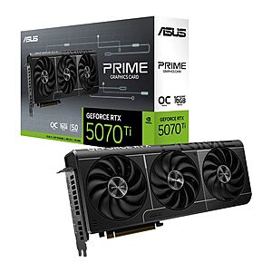 [Micro Center] ASUS RTX 5070 Ti PRIME 16GB Overclocked Triple Fan GPU $879.99 + Free Store Pickup