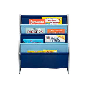 Delta Children Sling Book Rack Bookshelf (Grey/Blue) $14.39 + Free Shipping w/ Walmart+ or on $35+