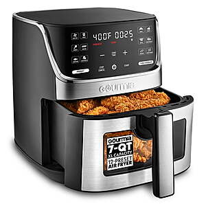 Gourmia 7-Quart Digital Air Fryer w/ Easy View Window & 12 Presets $42.98 + Free Shipping w/ Walmart+ or on $35+